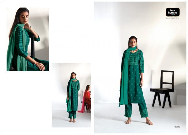 Four Bottons Meher 2 Fancy Viscose Designer Readymade Collection